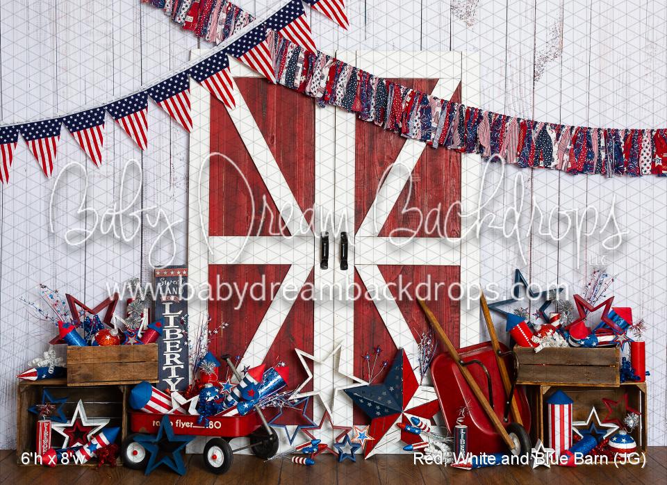 Red, White and Blue Barn (JG)