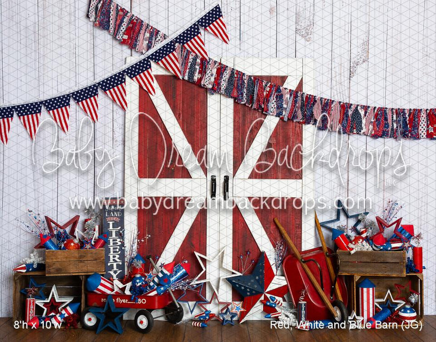 Red, White and Blue Barn (JG)