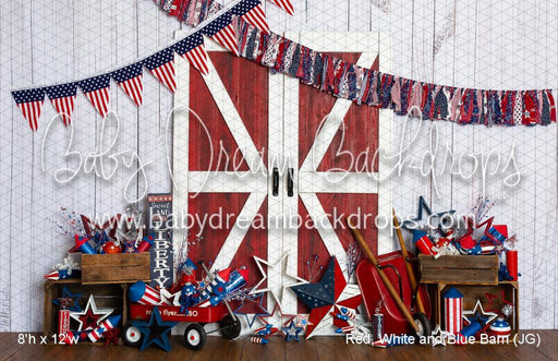 Red, White and Blue Barn (JG)