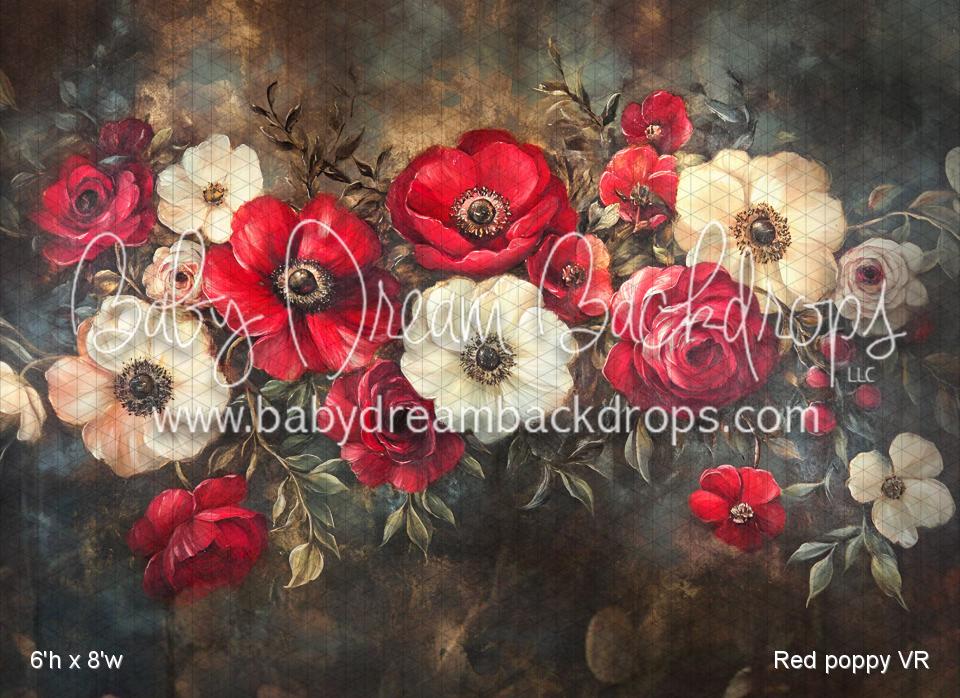 Red poppy VR (VR) — Baby Dream Backdrops