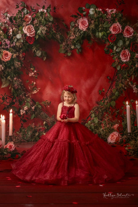 Red Rose Heart Arch (WM)