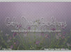 Regal Purple Florals Mural (HL)