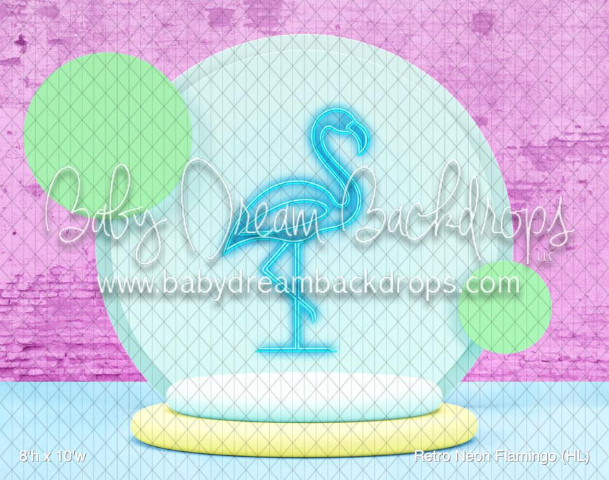 Retro Neon Flamingo (HL)