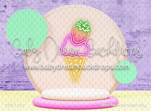Retro Neon Ice Cream (HL)