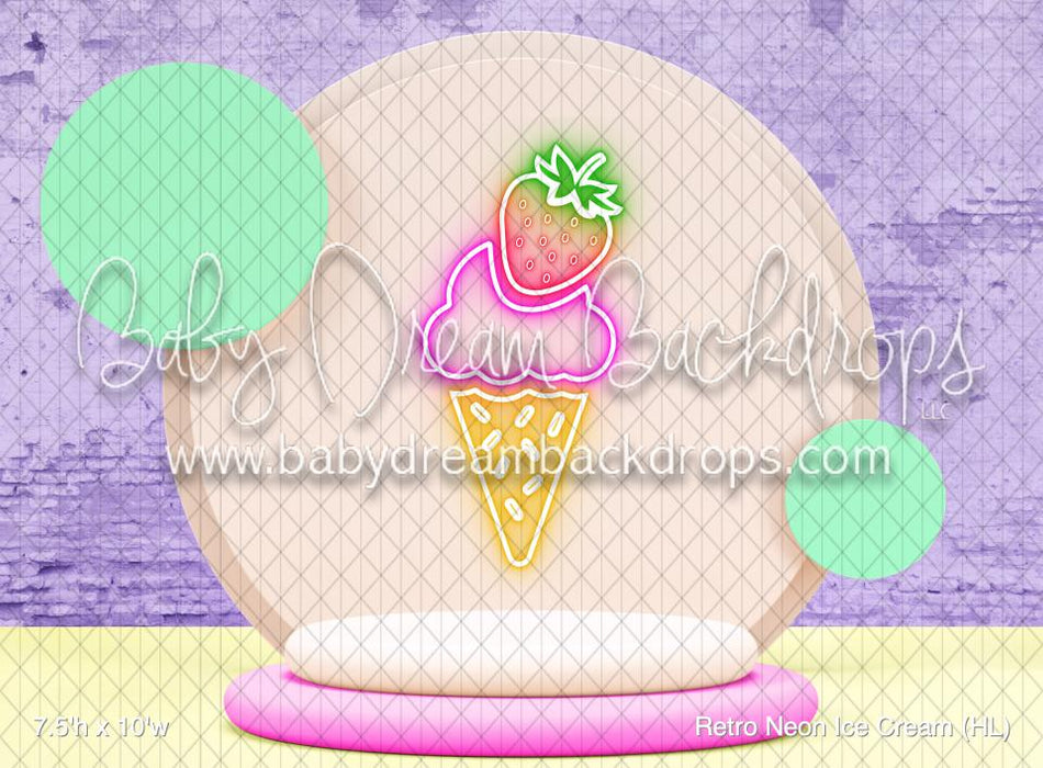 Retro Neon Ice Cream (HL)