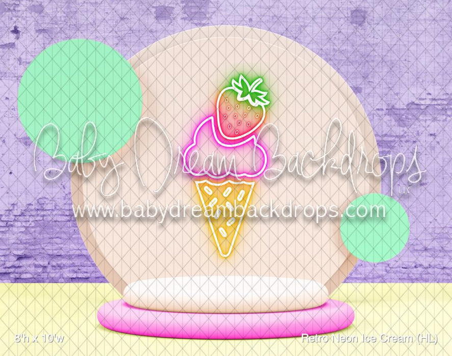 Retro Neon Ice Cream (HL)