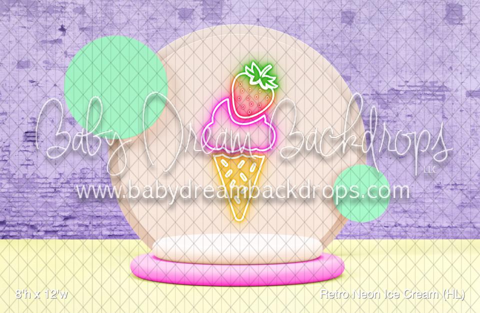 Retro Neon Ice Cream (HL)
