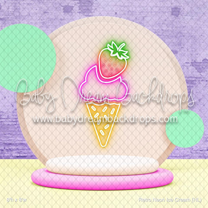 Retro Neon Ice Cream (HL)