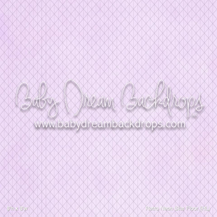 Retro Neon Star Fabric Floor (HL)