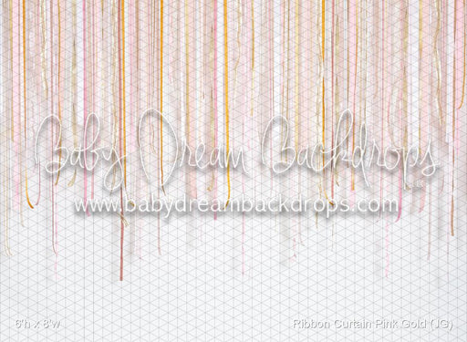 Ribbon Curtain Pink Gold (JG)