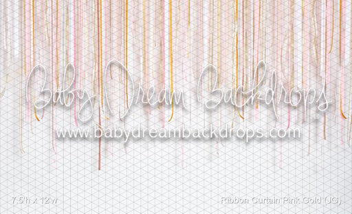 Ribbon Curtain Pink Gold (JG)