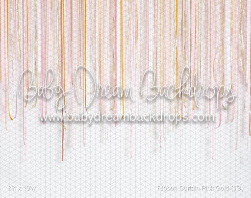 Ribbon Curtain Pink Gold (JG)