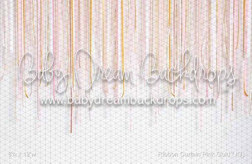Ribbon Curtain Pink Gold (JG)