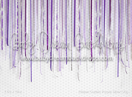 Ribbon Curtain Purple Silver (JG)
