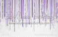 Ribbon Curtain Purple Silver (JG)