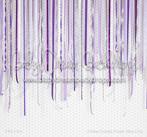 Ribbon Curtain Purple Silver (JG)