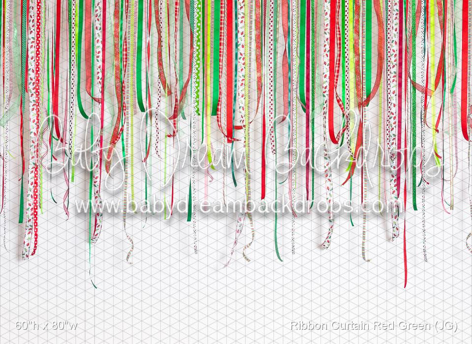 Ribbon Curtain Red Green (JG)