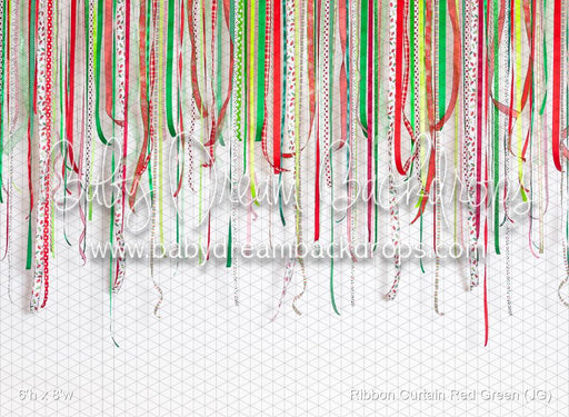 Ribbon Curtain Red Green (JG)