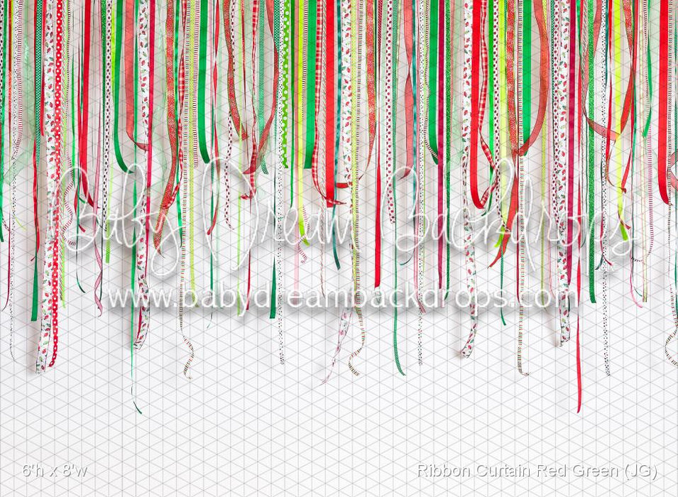 Ribbon Curtain Red Green (JG)