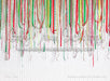 Ribbon Curtain Red Green (JG)