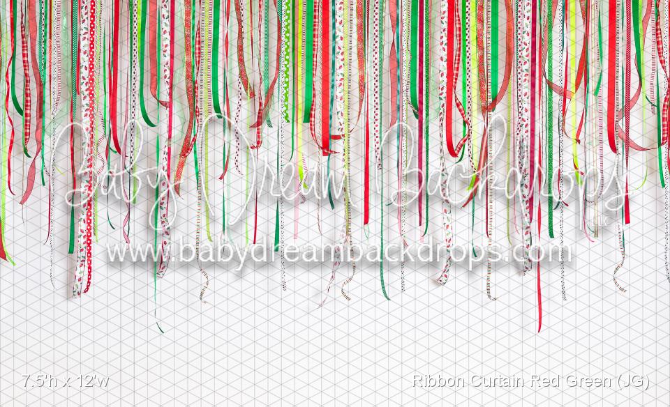 Ribbon Curtain Red Green (JG)