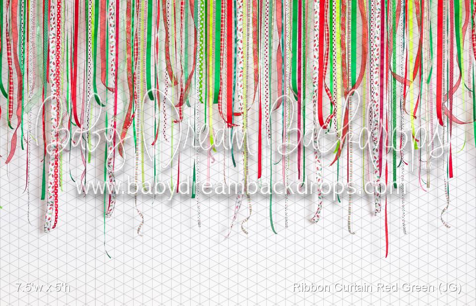 Ribbon Curtain Red Green (JG)