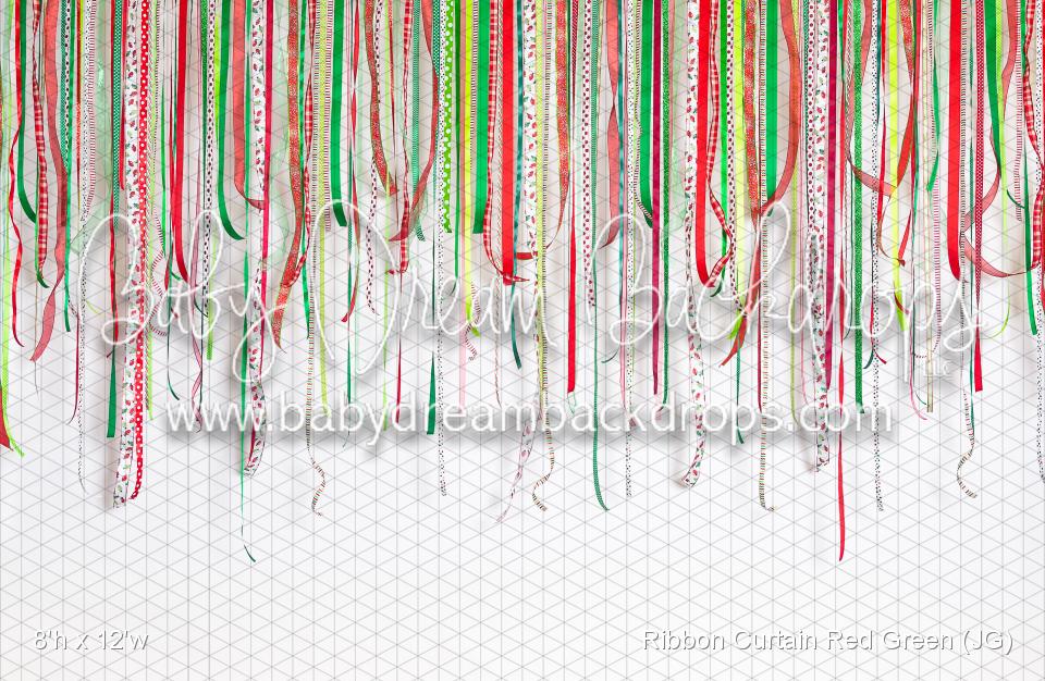 Ribbon Curtain Red Green (JG)