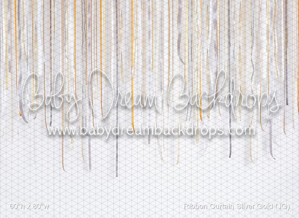 Ribbon Curtain Silver Gold (JG)