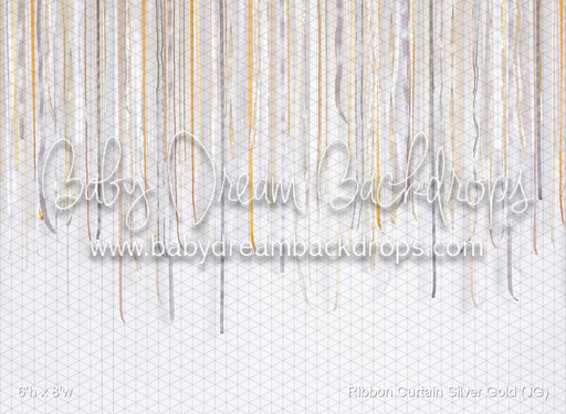 Ribbon Curtain Silver Gold (JG)