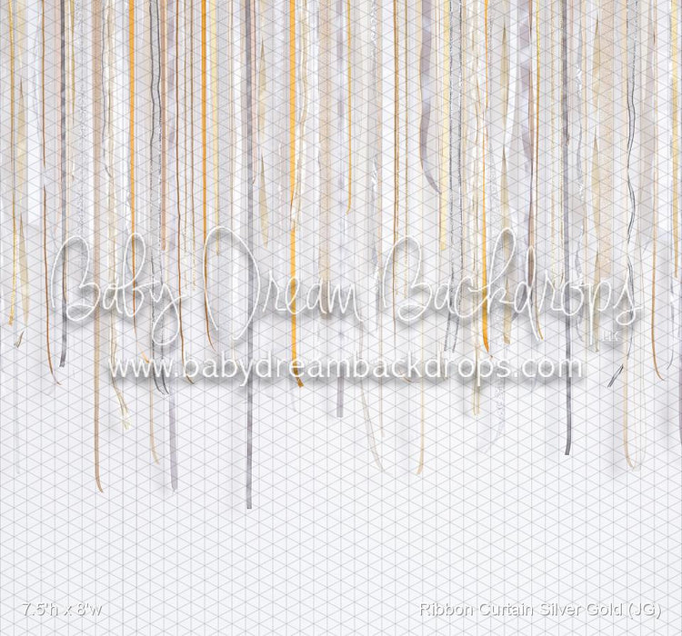 Ribbon Curtain Silver Gold (JG)