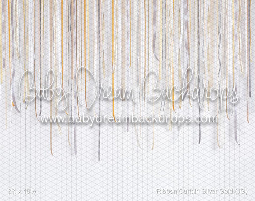 Ribbon Curtain Silver Gold (JG)