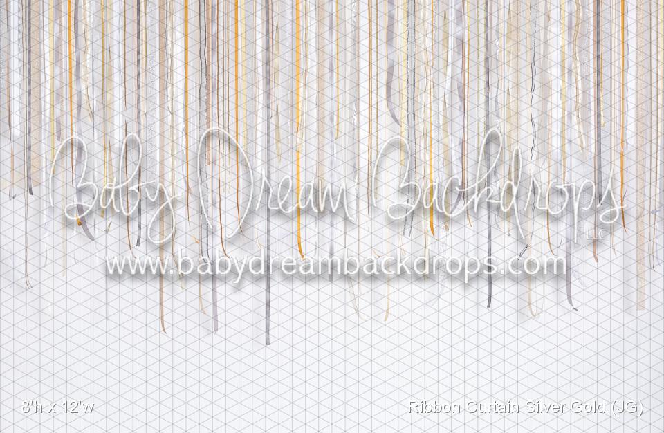 Ribbon Curtain Silver Gold (JG)