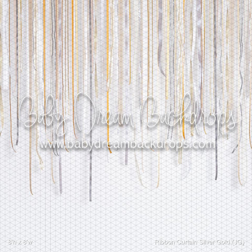 Ribbon Curtain Silver Gold (JG)