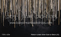 Ribbon Curtain Silver Gold on Black (JG)
