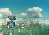 Robot in Flowers (WM)