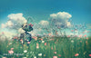 Robot in Flowers (WM)