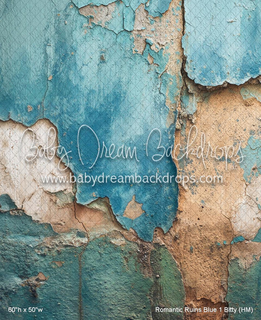 Romantic Ruins Blue 1 Bitty (HM)