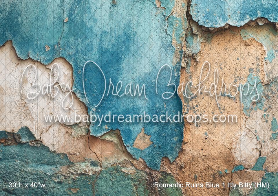 Romantic Ruins Blue 1 Itty Bitty (HM)