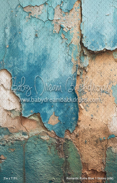 Romantic Ruins Blue 1 Skinny (HM)