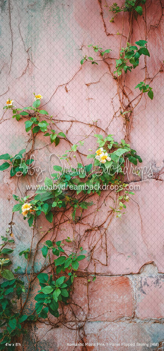 Romantic Ruins Pink 1 Panel Flipped Skinny (HM)