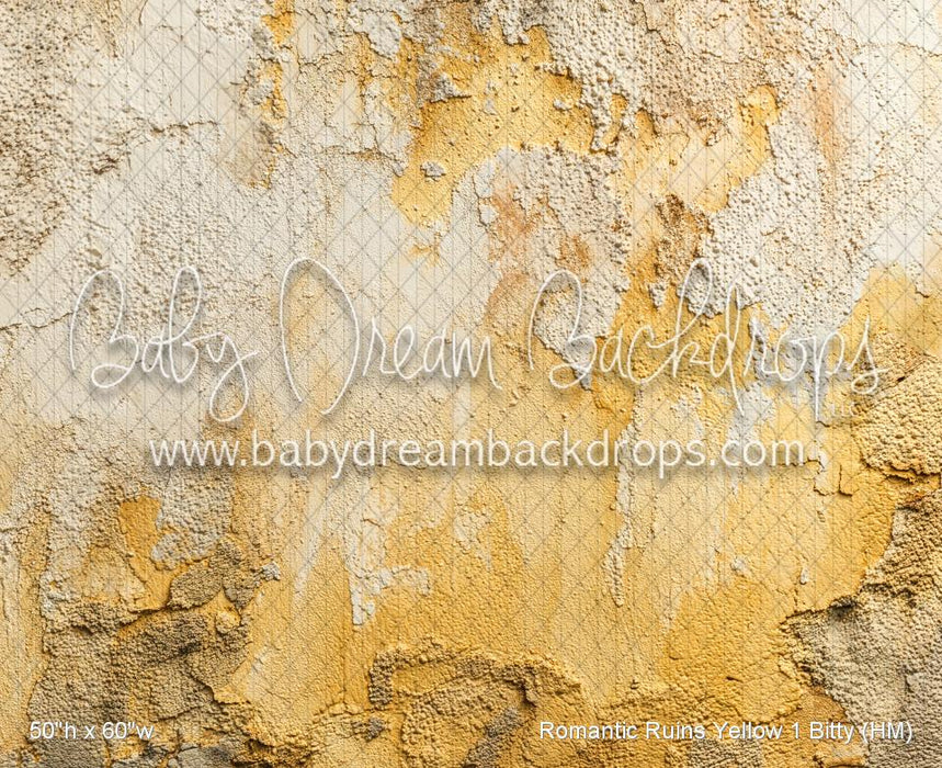 Romantic Ruins Yellow 1 Bitty (HM)