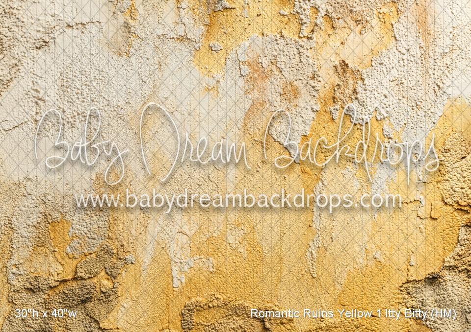 Romantic Ruins Yellow 1 Itty Bitty (HM)