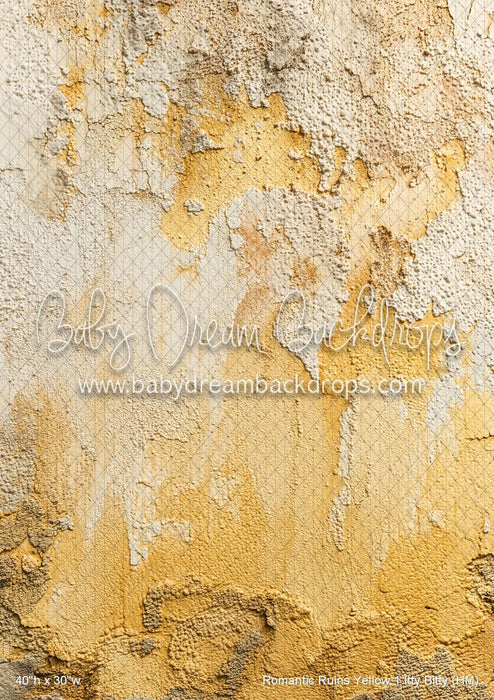 Romantic Ruins Yellow 1 Itty Bitty (HM)