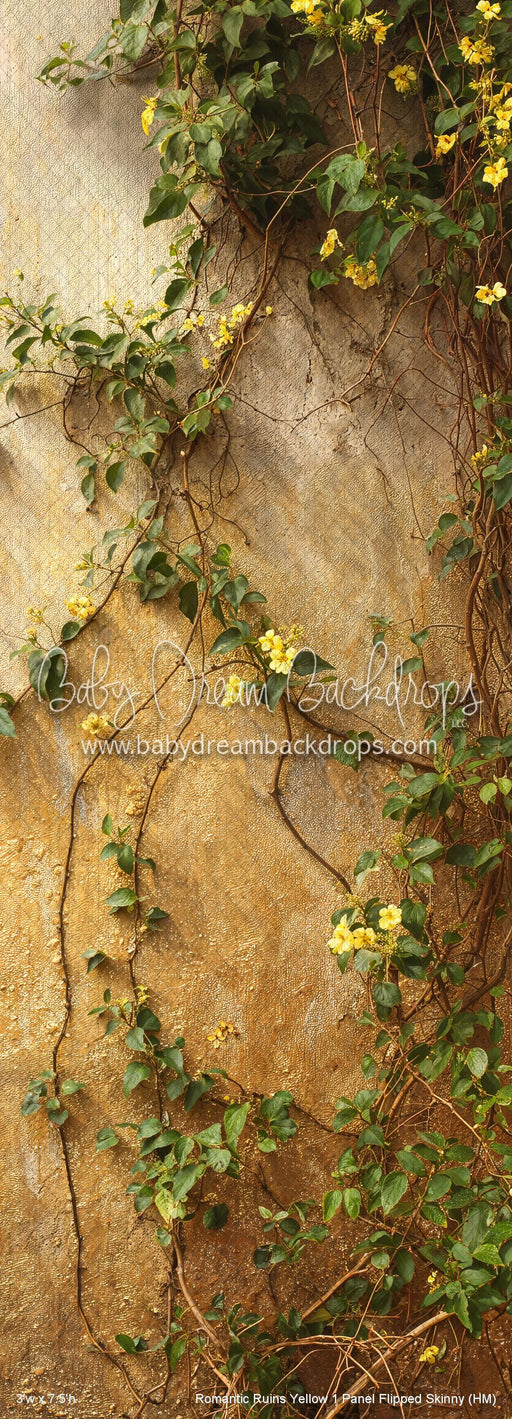 Romantic Ruins Yellow 1 Panel Flipped Skinny (HM)