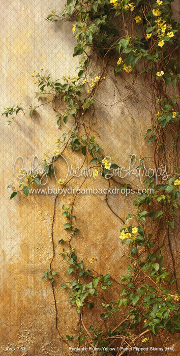 Romantic Ruins Yellow 1 Panel Flipped Skinny (HM)