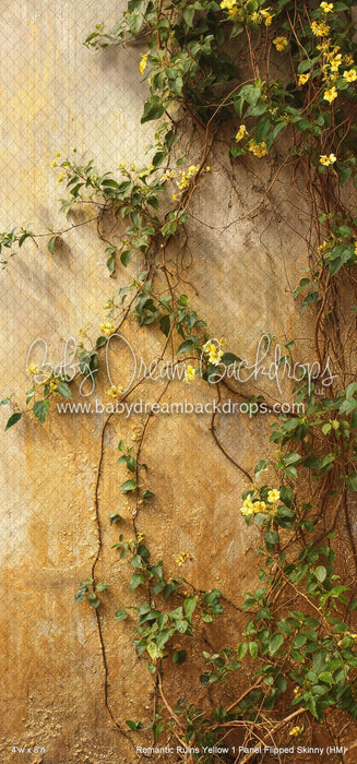 Romantic Ruins Yellow 1 Panel Flipped Skinny (HM)
