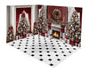 Room 8x12 Jolly Red Holiday Wall + Living Room + Check Me Out Floor