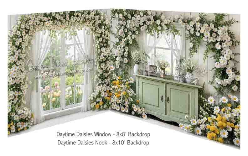 Fabric Room Daytime Daisies Window + Daytime Daisies Nook