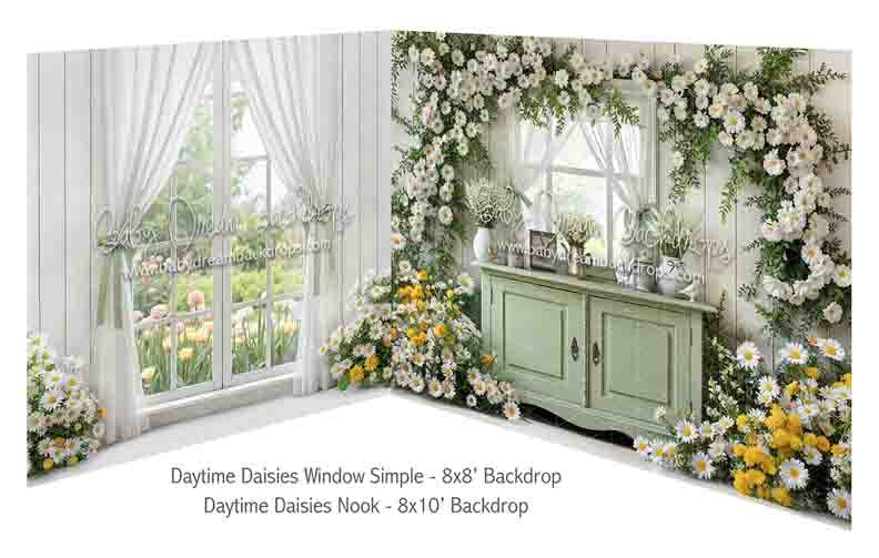 Fabric Room Daytime Daisies Window Simple + Daytime Daisies Nook