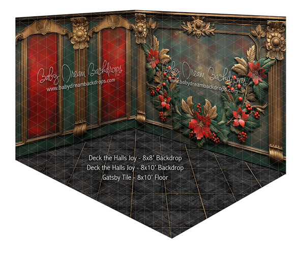 Fabric Room Deck the Halls Joy + Deck the Halls Joy + Great Gatsby